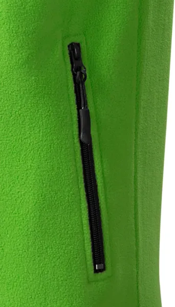 Prsluk od kontrasta od flisa - Praktični džepovi s patentnim zatvaračem