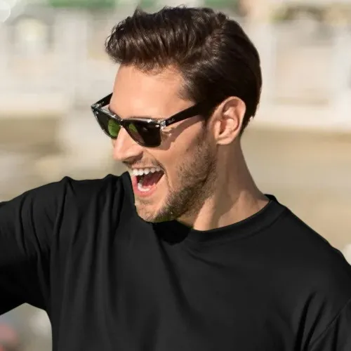 Muška klasična majica - Klasičan okrugli izrez