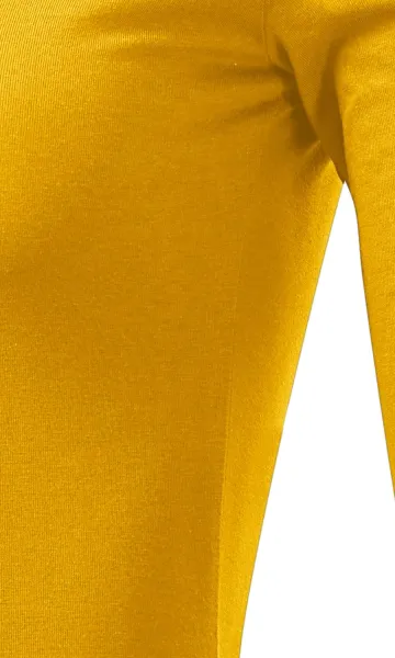 Ženska majica dugih rukava - Kroj s bočnim šavovima