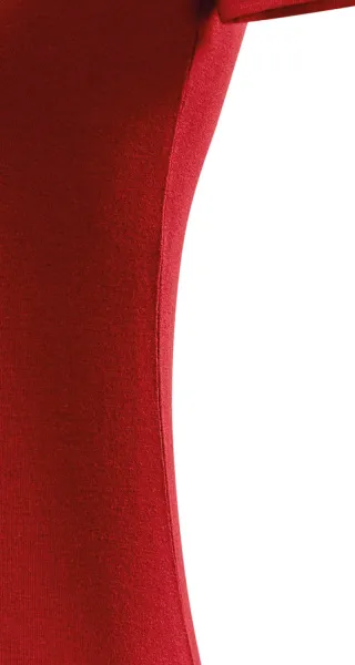 Ženska polo majica slim fit - Izrezano s bočnim šavovima