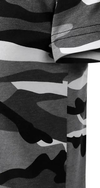 Dječja maskirna majica - Kroj s bočnim šavovima