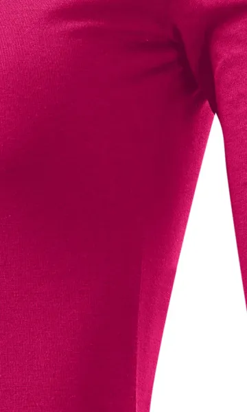 Ženska majica dugih rukava - Kroj s bočnim šavovima