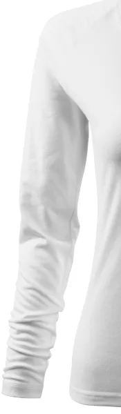 Ženska majica uskog kroja, V izrez - Dugi raglan rukavi