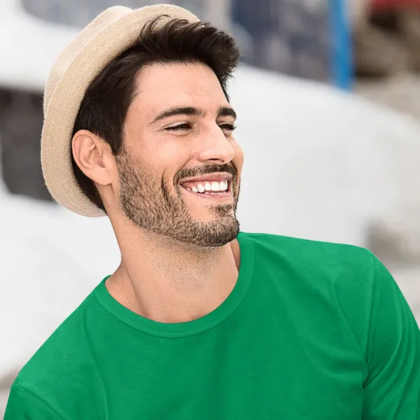 Muška majica dugih rukava - Klasičan okrugli izrez