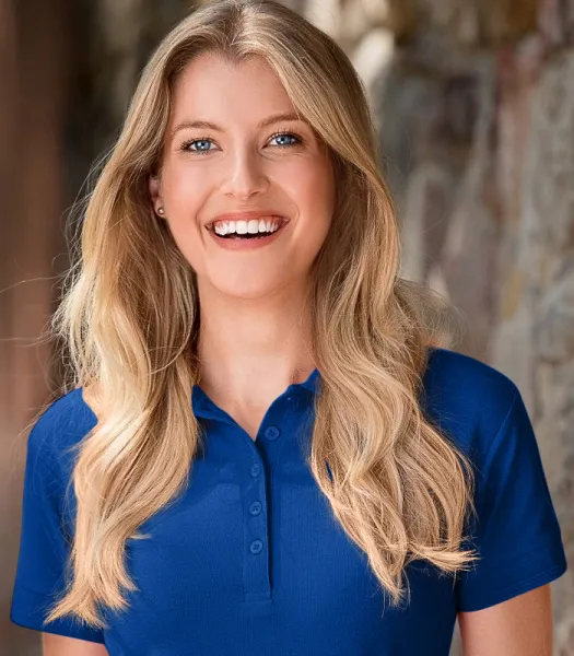 Ženska elegantna polo majica - Kopčanje s 5 gumba