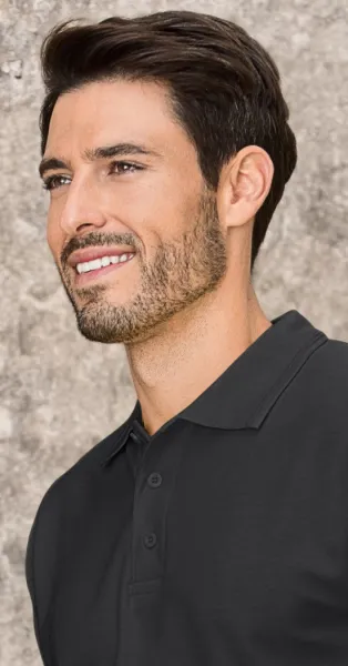 Muška široka polo majica - Kopčanje na 3 gumba