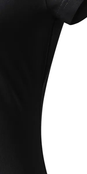 Ženska majica slim fit s V izrezom - Kroj s bočnim šavovima