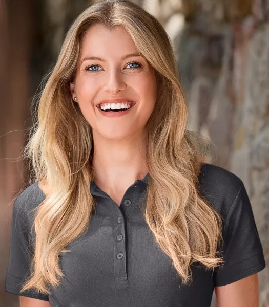 Ženska elegantna polo majica - Kopčanje s 5 gumba