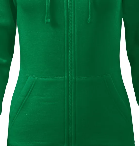 Ženska majica s kapuljačom - Suženi kroj s bočnim šavovima