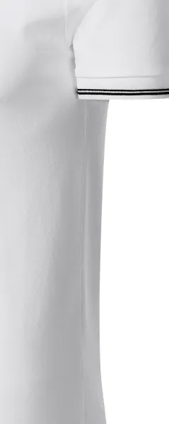 Muška polo majica s kontrastnim detaljima - Kroj s bočnim šavovima