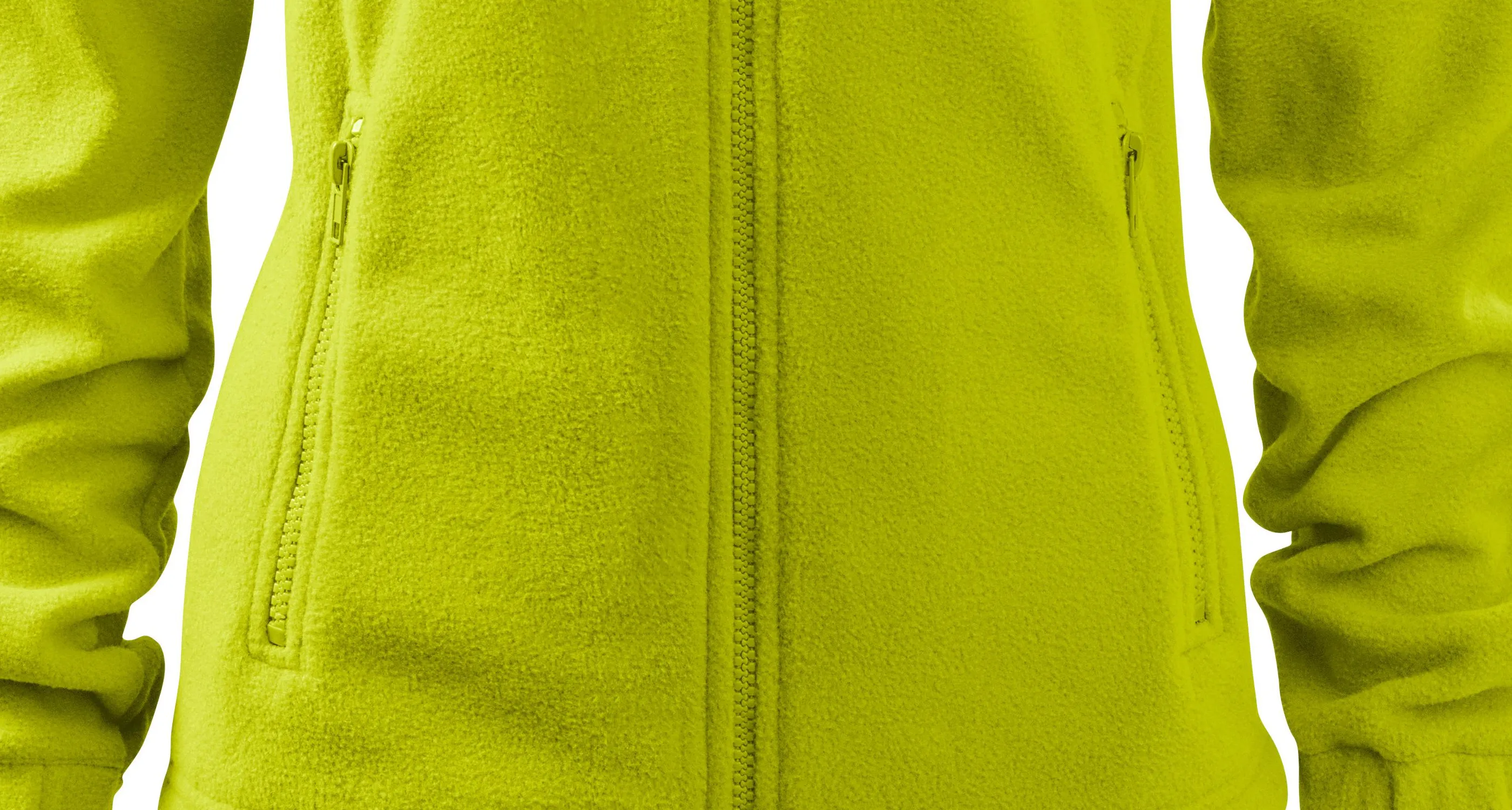 Ženska jakna od flisa - Praktični džepovi s patentnim zatvaračem