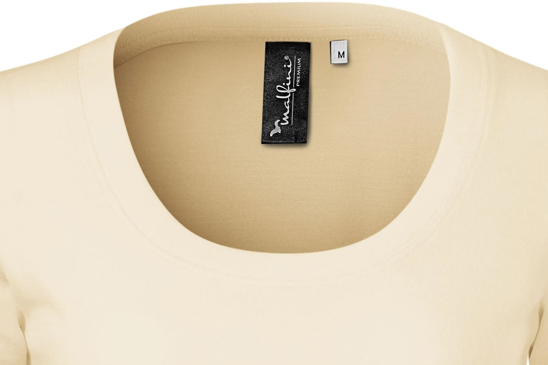 Ženska majica od merino vune - Duboki okrugli dekolte